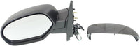AUTOS PARTS PLUS Front Power Mirror Manual Folding With 1 Primed And 1 Textured Cap Right & Left Side Direct Replacement Compatible With Silverado/Sierra 1500 2007-2013/2500 HD 3500 HD 07-14