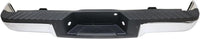 Rear Bumper Face Bar Chrome Steel Without Sensor Holes & Towing package Direct Replacement Compatible With 2009-2014 Ford F-150 FO1103160 9L3Z17906A-PFM 9L3Z17906A