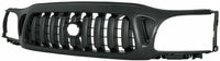 Front Grille Assembly Primed + Headlight Fillers + Corner Lights Left Driver and Right Passenger Side Direct Replacement Compatible With 2001-2004 Toyota Tacoma TO1200246