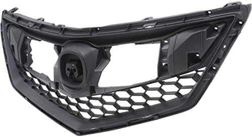 Front Grille Textured Shell And Insert Plastic Direct Replacement Compatible With 2016-2018 Acura RDX AC1200128C 71121TX4A51
