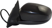 Front Power Mirror Manual Folding Non-Heated Primed Left Driver Side Direct Replacement Compatible With 2014-2018 Jeep Cherokee CH1320367 1UV65TZZAD