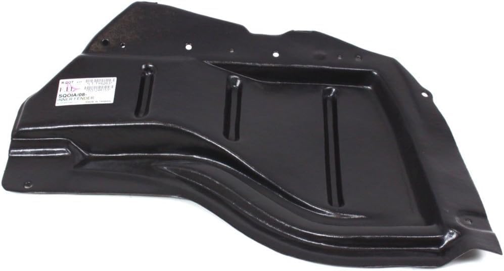 Front Fender Section Liner Extension Left Driver Side Direct Replacement Compatible With 2008-2022 Toyota Sequoia TO1248153 538060C030