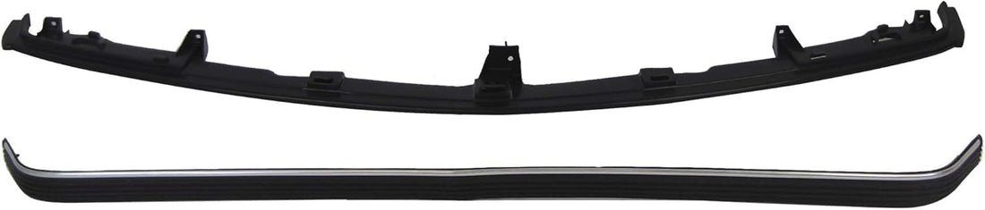Front Bumper Molding Impact Strip + Center Filler Primed Direct Replacement Compatible With 1994-2002 Chevrolet & GMC C/K-Series GM1057127 GM1087180 15574113 12376285