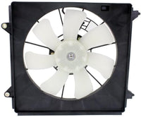 Front Radiator & A/C Condenser Cooling Fan Assembly Plastic Direct Replacement Compatible with 2008-2012 Honda Accord HO3113123 HO3115142 38616R40A01-PFM 38615R40A01 38