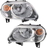 Set Of 2 Front Headlight Composite Assembly Right Passenger & Left Driver Side Direct Replacement Compatible With 2006-2011 Chevrolet HHR GM2502262 GM2503262 15827441 15827442