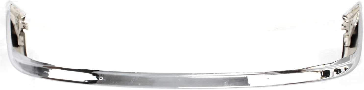 Front Bumper Face Bar Chrome Steel Direct Replacement Compatible With 1987-1988 Toyota Pickup TO1002105 5210189101