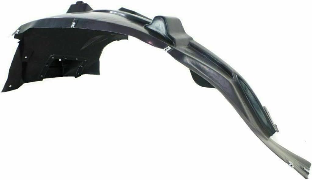 Front Section Fender Liner Right Passenger Side Direct Replacement Compatible With 2008-2012 Infiniti EX35 / 2014-2017 QX50 IN1249110 638441BA0A