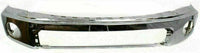 AUTOS PARTS PLUS Front Bumper Chrome Steel + Upper Cover Primed Direct Replacement Compatible With 2007-2013 Toyota Tundra TO1002182 TO1014100 521290C901 521110C021