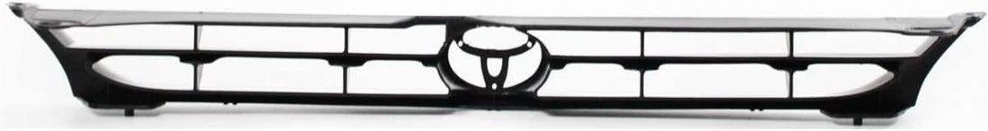 Front Grille Painted Black Shell And Insert Direct Replacement Compatible With 1995-1996 Toyota Camry TO1200188 5310133020C0