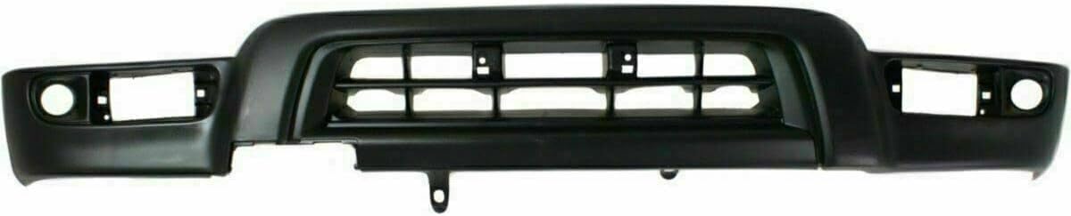 Front Bumper Steel + Lower Valance Panel Primed + Arm Mounting Brackets Left Driver And Right Passenger Side Direct Replacement Compatible With Toyota 4Runner 1999-2002 TO1002166