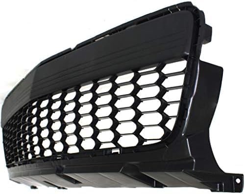 Front Bumper Grille Primed Plastic Direct Replacement Compatible With 2007-2009 Mazda 3 MA1036106 BS4N501T0C