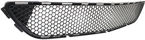 Front Bumper Center Grille Textured Plastic Direct Replacement Compatible With 2008-2011 Mercedes Benz C-Class MB1036120 2048850153