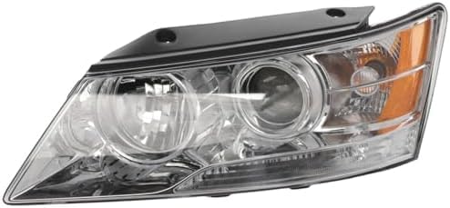 Set Of 2 Front Headlight Assembly Right Passenger & Left Driver Side Direct Replacement Compatible With 2009-2010 Hyundai Sonata HY2502148 HY2503148 921010A500 921020A500