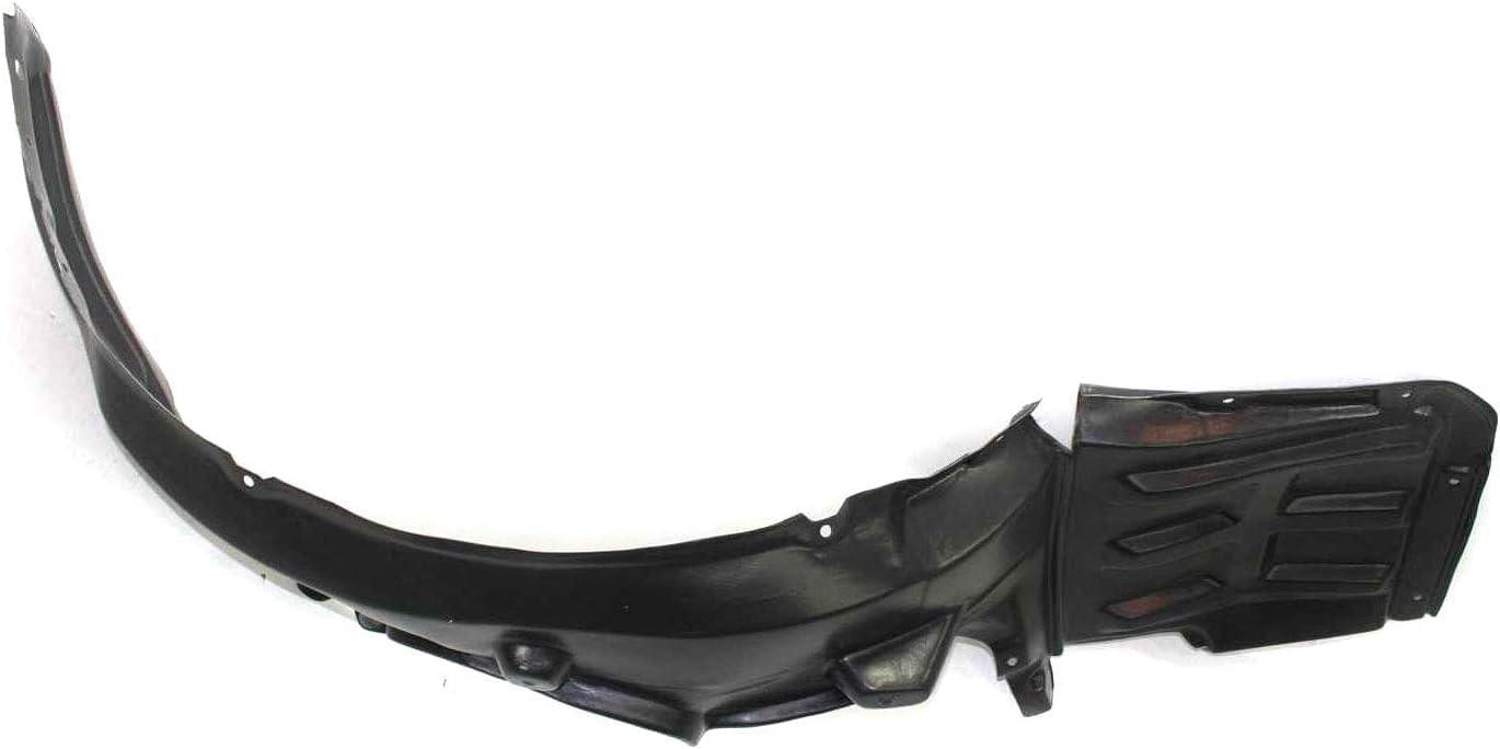 Front Fender Liner Left Driver Side Direct Replacement Compatible With 2004-2012 Mitsubishi Galant MI1248116 MI1248124 5370A933 5370A899