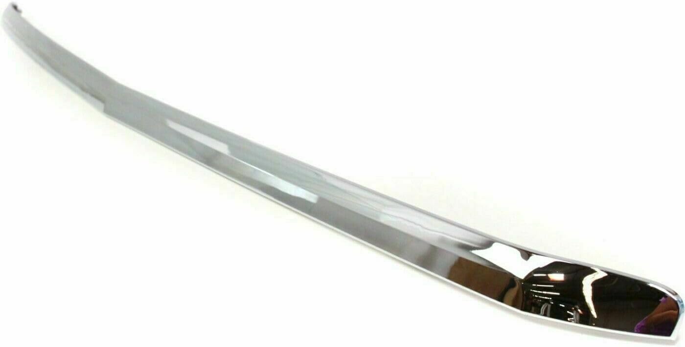 Front Grille Chrome Shell & Insert + Hood Molding Direct Replacement Compatible With 2007-2010 Chevrolet Silverado 2500/3500 HD GM1200608 GM1235112 25825521 15911579