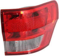 Set Of 2 Tail Light Outer Assembly Left Driver & Right Passenger Side Direct Replacement Compatible With 2011-2013 Jeep Grand Cherokee CH2805100 CH2804100 55079420AG 55079421AG