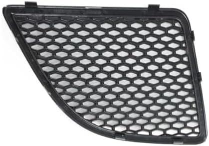Set Of 2 Front Grille Plastic Textured Shell & Insert Left Driver & Right Passenger Side Direct Replacement Compatible With 2004-2008 Pontiac Grand Prix GM1200522 GM1200521