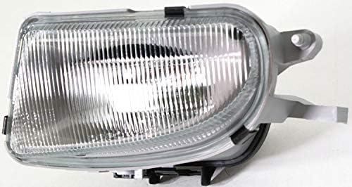 Set Of 2 Front Fog Light Assembly Right Passenger & Left Driver Side Direct Replacement Compatible With 1998-2000 Mercedes Benz C43 AMG / 2000-2002 E430 MB2592101 MB2593101 1708200156