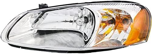 Set Of 2 Front Headlights Assembly Right Passenger & Left Driver Side Direct Replacement Compatible With 2001-2003 Chrysler Sebring / 2001-2006 Dodge Stratus CH2503143 CH2502143