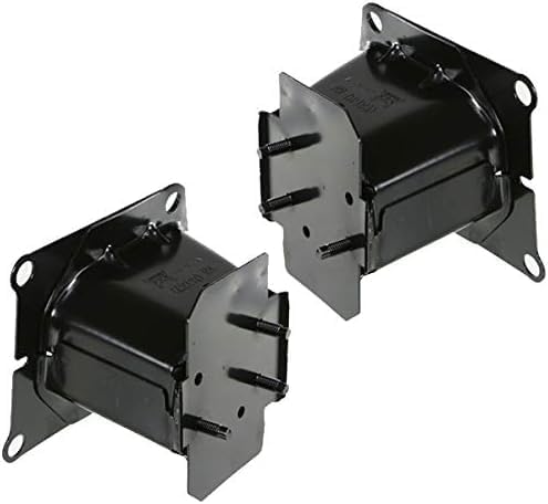 Set Of 2 Front Bumper Mounting Stay Brackets Steel Left Driver & Right Passenger Side Direct Replacement Compatible With 2002-2004 Nissan Altima NI1066124 NI1067124