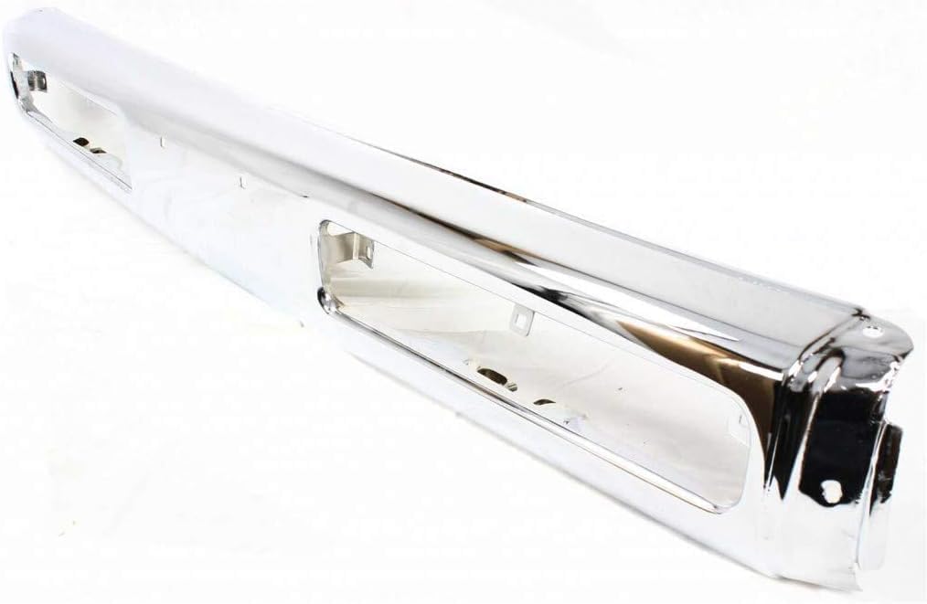 AUTOS PARTS PLUS Front Bumper Chrome Steel Direct Replacement Compatible With 1993-1996 Nissan Pickup / 1993-1995 Pathfinder NI1002101 6201457G25