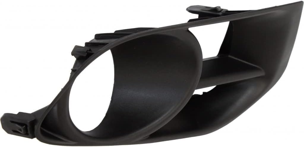 Set Of 2 Front Fog Light Molding Textured Left Driver & Right Passenger Side Direct Replacement Compatible With 2011-2014 Nissan Murano NI1039116 NI1038116 620741GR0A 620751GR0A