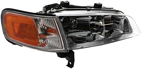 Set Of 2 Front Headlight Halogen With Corner Lamp Right Passenger & Left Driver Side Direct Replacement Compatible With 1994-1997 Honda Accord HO2502106 HO2503106 33150SV4A02