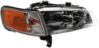 Set Of 2 Front Headlight Halogen With Corner Lamp Right Passenger & Left Driver Side Direct Replacement Compatible With 1994-1997 Honda Accord HO2502106 HO2503106 33150SV4A02