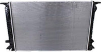 Front Radiator Aluminum Core Direct Replacement Compatible With 2009-2014 Audi A4 / S4 / 2011-2017 Q5 AU3010145 8K0121251T