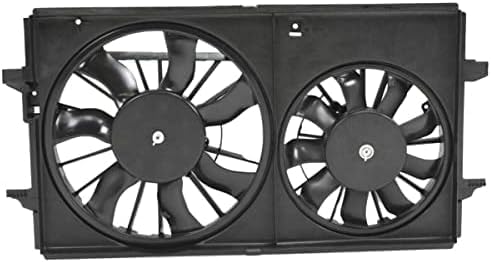 Front Radiator Fan Assembly Plastic Direct Replacement Compatible with 2006-2012 Chevrolet Malibu GM3115208 22719384