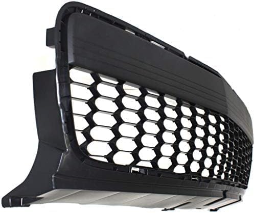 Front Bumper Grille Primed Plastic Direct Replacement Compatible With 2007-2009 Mazda 3 MA1036106 BS4N501T0C