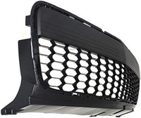 Front Bumper Grille Primed Plastic Direct Replacement Compatible With 2007-2009 Mazda 3 MA1036106 BS4N501T0C