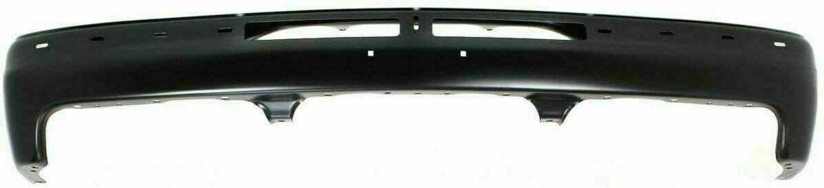 Front Bumper Primed + Lower Valance + Upper Cover Textured + Outer Brace Right & Left Side Direct Replacement Compatible With 1999-2002 Chevrolet Silverado / 2000-2004 Tahoe Suburban