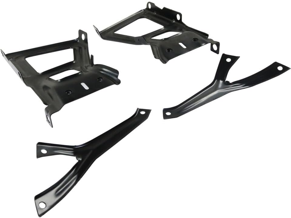 Set Of 4 Rear Bumper Mounting Bracket Left Driver & Right Passenger Side Direct Replacement Compatible With 2009-2018 Dodge Ram 1500 CH1165104 68049744AA
