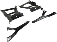 Set Of 4 Rear Bumper Mounting Bracket Left Driver & Right Passenger Side Direct Replacement Compatible With 2009-2018 Dodge Ram 1500 CH1165104 68049744AA