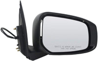 Front Power Mirror Manual Folding Non-Heated Primed Right Passenger Side Direct Replacement Compatible With 2014-2022 Mitsubishi Mirage / 2017-2022 G4 MI1321149 7632B280-PFM