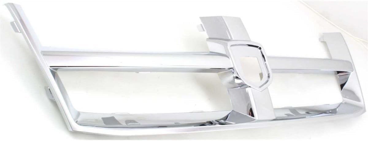Front Grille Outer Molding Chrome Direct Replacement Compatible With 2008-2010 Dodge Caravan CH1202103 5113151AA