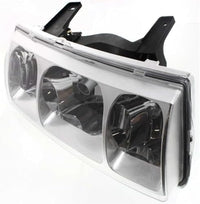 Set Of 2 Front Headlight Assembly With Black Interior Right Passenger & Left Driver Side Direct Replacement Compatible With 2002-2004 Saturn Vue GM2502228 GM2503228 22702945 22702946
