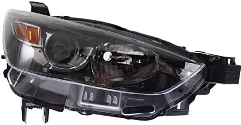 Set Of 2 Front Headlight Lens And Housing Halogen Right Passenger & Left Driver Side Direct Replacement Compatible With 2016-2022 Mazda CX-3 MA2519173 MA2518173 DB4N510K0A DB4N510L0A