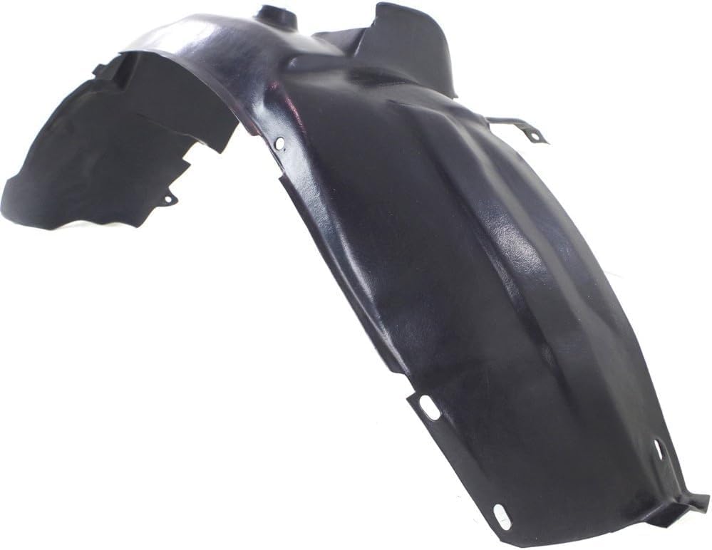 Front Fender Liner Left Driver Side Direct Replacement Compatible With 2000-2004 Kia Spectra KI1250105 0K2N156141