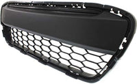 Front Bumper Grille Textured Gray Plastic Direct Replacement Compatible With 2012-2013 Honda Civic HO1036111 71105TS8A01