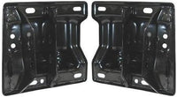 Set Of 2 Front Bumper Bracket Steel Left Driver & Right Passenger Side Direct Replacement Compatible With 2002-2005 Dodge Ram Full Size CH1067131 CH1066131 55077220AC 55077221AC