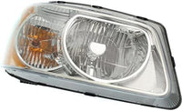 Set Of 2 Front Head Light Assembly Plastic Left Driver & Right Passenger Side Direct Replacement Compatible With 2006-2009 Pontiac Torrent GM2502284 GM2503284 15890727 15890728