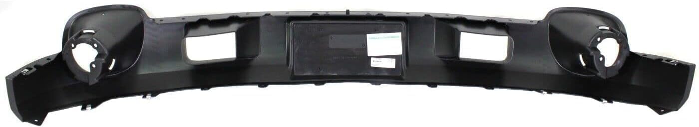 AUTOS PARTS PLUS Front Bumper Chrome Steel + Lower Valance Air Deflector Textured Direct Replacement Compatible With 2011-2014 GMC Sierra 2500HD 3500HD GM1002839 GM1092216 22755085 25998989
