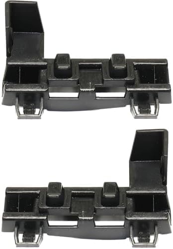Set Of 2 Front Bumper Side-Reinforcement Bracket Plastic Right Passenger & Left Driver Side Direct Replacement Compatible With 2006-2010 Ford Explorer FO1066170 FO1067170 6L2Z17E814AB
