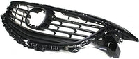 Front Grille Assembly Textured Gray Shell and Insert Plastic Direct Replacement Compatible With 2014-2017 Mazda 6 MA1200192 GHP950712E