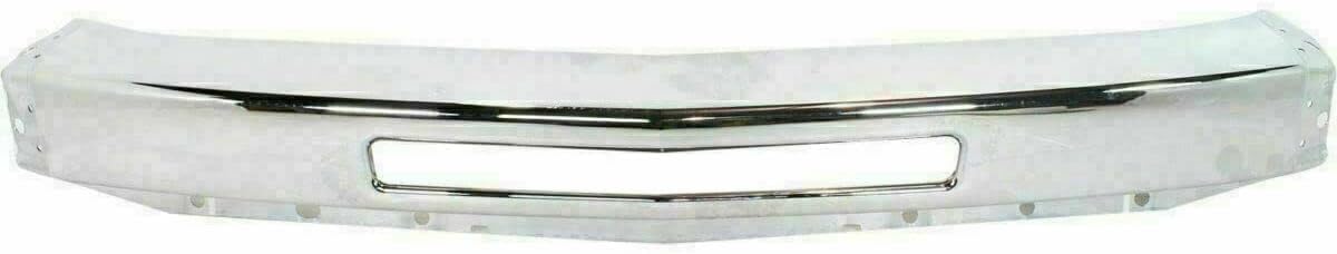Front Bumper Chrome + Lower Valance Textured + End Caps With Fog Light Holes Left & Right Side Direct Replacement Compatible With 2007-2010 Chevrolet Silverado 2500HD 3500HD GM1002831