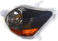 Set Of 2 Front Headlight Lens And Housing Right Passenger & Left Driver Side Direct Replacement Compatible With 2007-2011 Toyota Yaris TO2518120 TO2519120 8117052A80 8113052A90