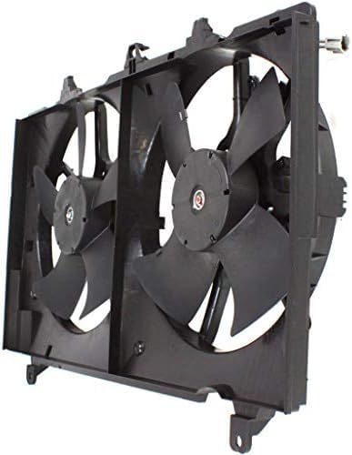 Front Radiator Cooling Fan Assembly Plastic Direct Replacement Compatible with 2007-2009 Nissan 350Z NI3115136 21481EV02B