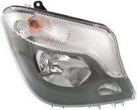Set Of 2 Front Head Light Assembly Plastic Left Driver & Right Passenger Side Direct Replacement Compatible With 2014-2018 Mercedes Benz Sprinter 2500/3500 MB2502221 MB2503221